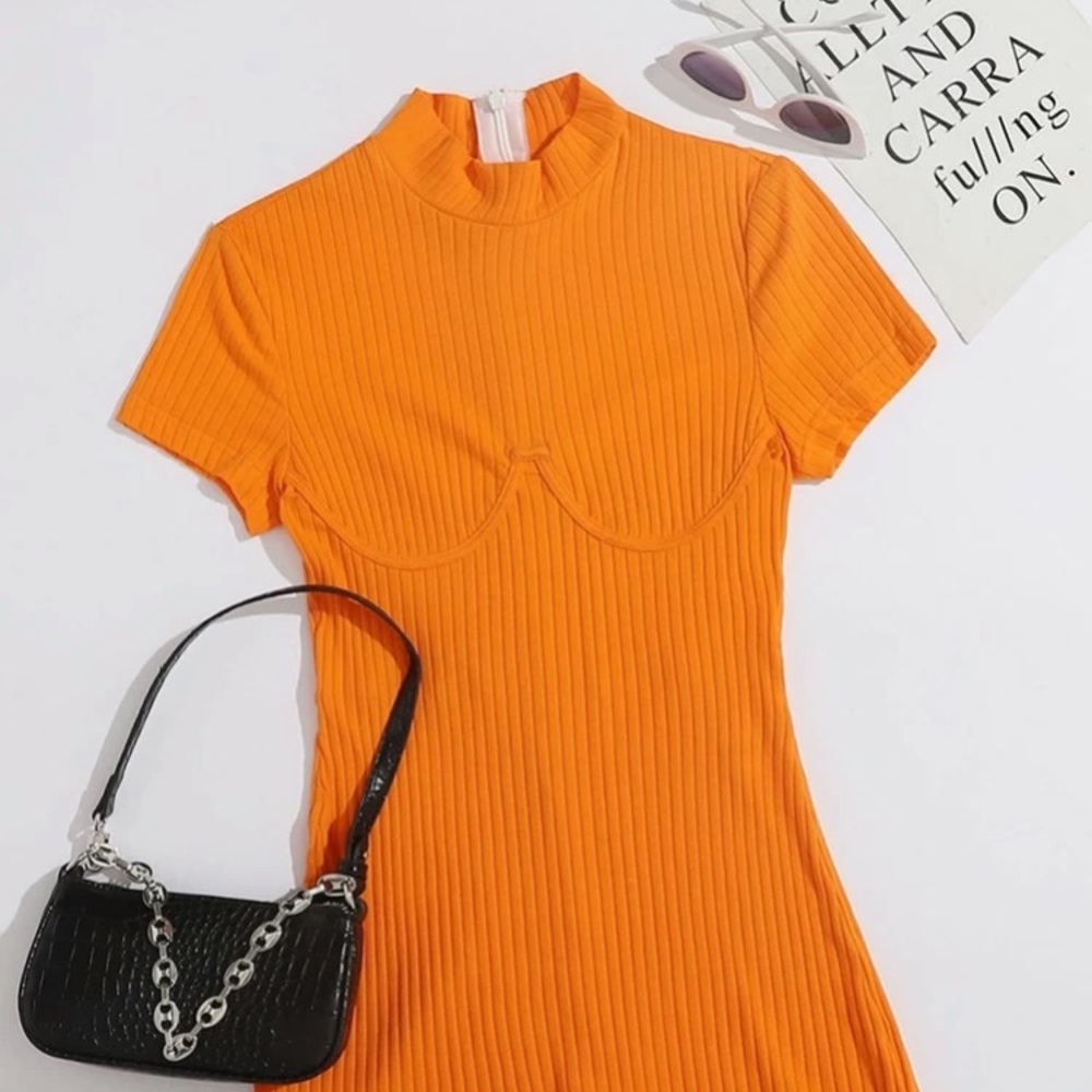 Orange SHEIN romper